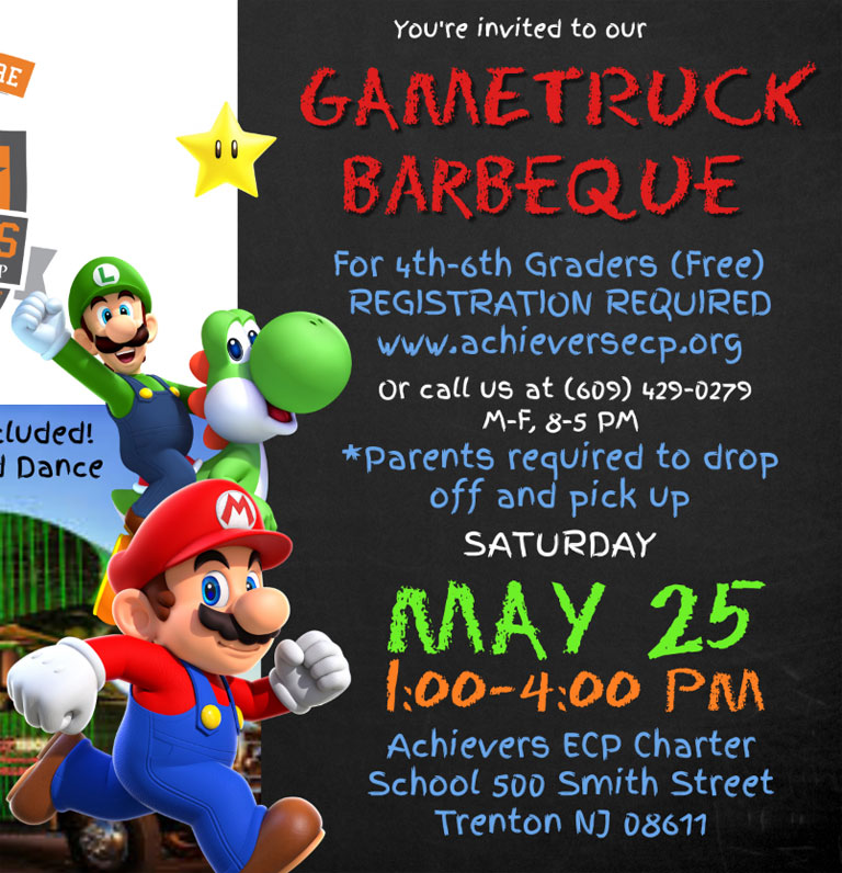 Event Flyer - Gametruck Barbeque